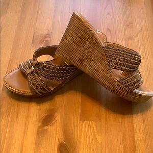 Italian shoesmakers wedge sandals